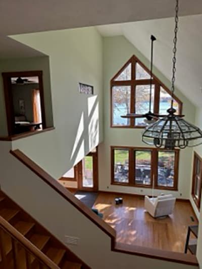 Freshly painted interior project