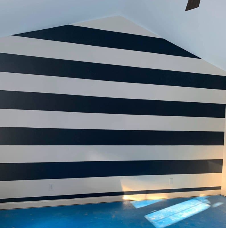 Freshly painted interior project